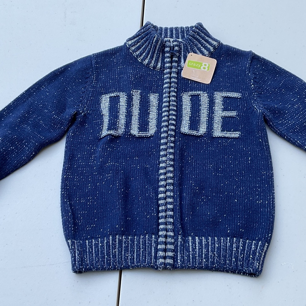 Crazy 8 Navy Knit Sweater